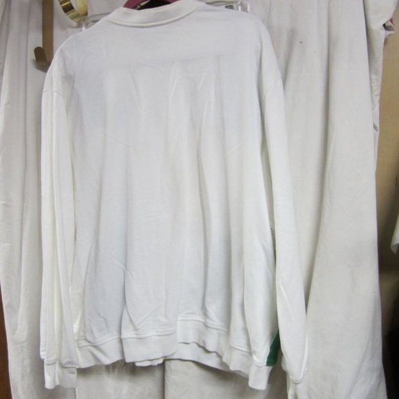 VTG ALFRED DUNNER SWEATSHIRT MATERIAL JACKET W/GARDENING THEME & BLOCKS, 3X - Picture 9 of 9